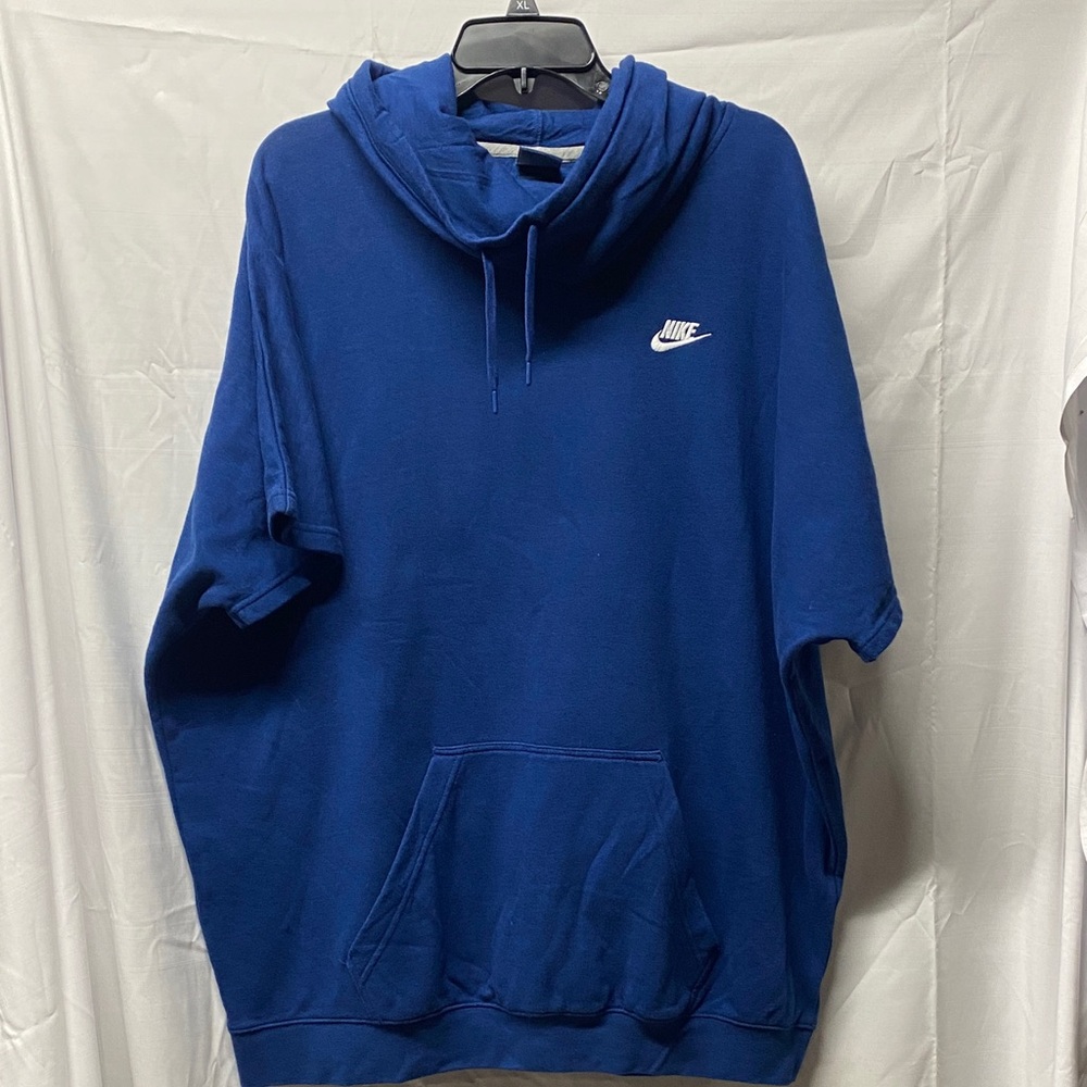 Nike Women's Blue Hoodie with Logo - Picture 2 of 5